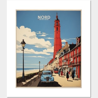 Nord Pas de Calais France Vintage Poster Tourism Posters and Art